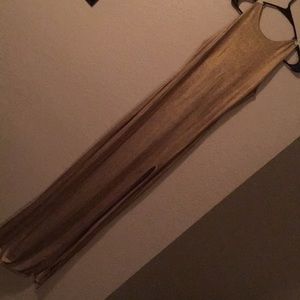 Gold long Dress